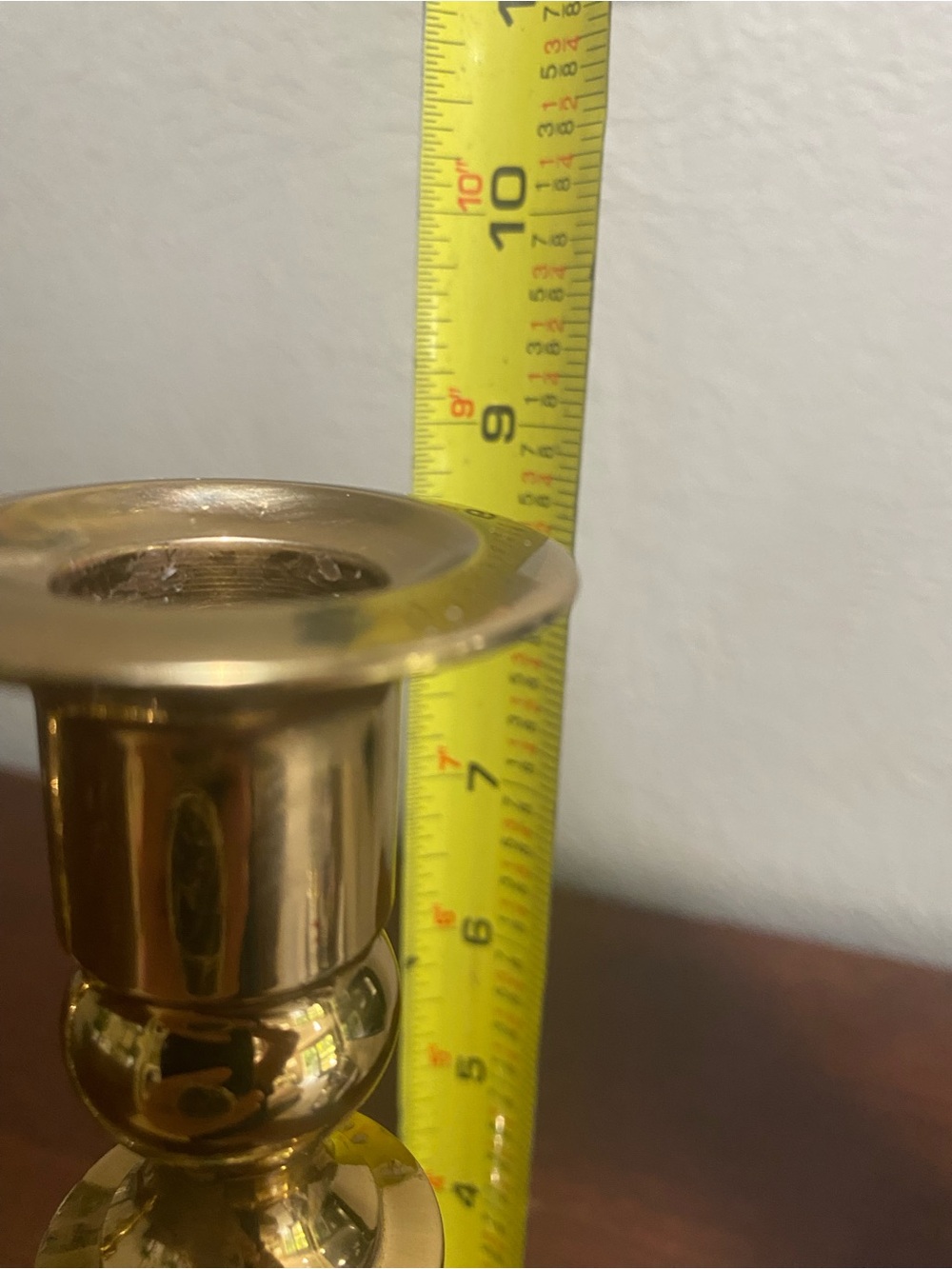Vintage, Pair Of Baldwin Solid Brass Taper Candle Stick Holders - Picture 7 of 8